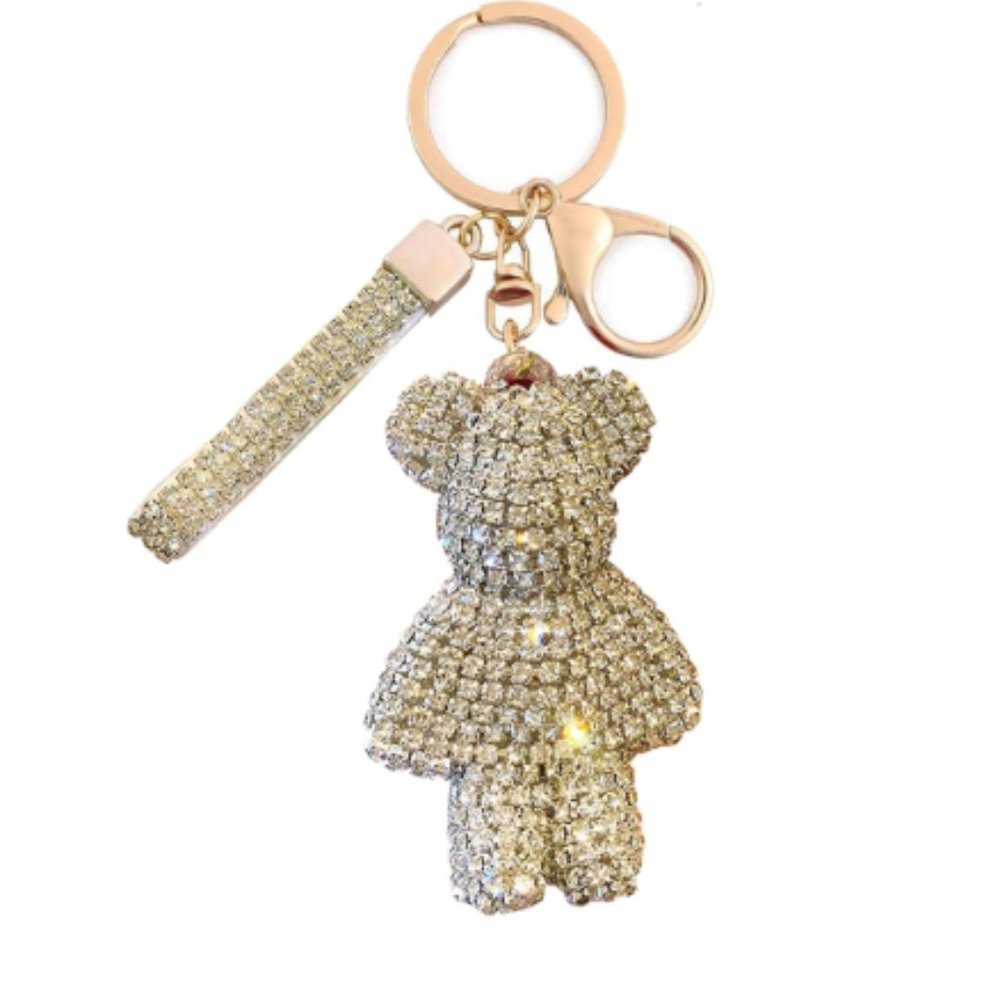 Crystal Bear Key Chain Bag Chain